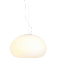 Muuto - Fluid Lampe à suspension Ø 23 cm, blanc opale