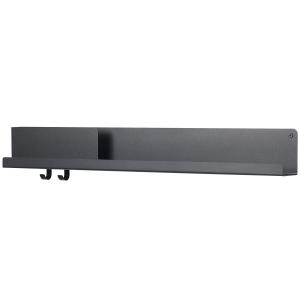 Muuto - Tablettes pliées 96 x 13 cm, noir