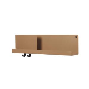Muuto - Tablettes pliées 63 x 16,5 cm, orange brûlé