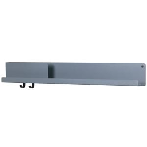 Muuto - Tablettes pliées 96 x 13 cm, bleu-gris
