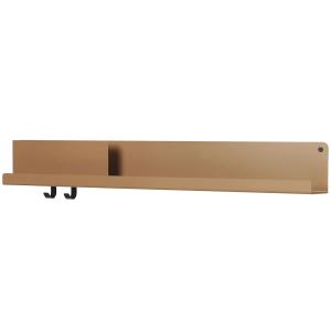 Muuto - Tablettes pliées 96 x 13 cm, orange brûlé