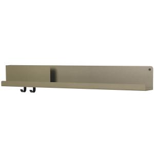 Muuto - Tablettes pliées 96 x 13 cm, olive