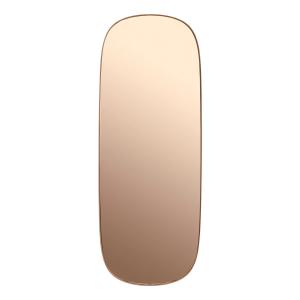 Muuto - Framed Mirror grand, rose / verre rose