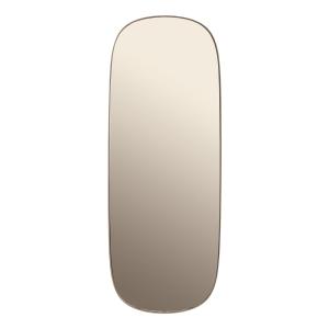 Muuto - Framed Mirror grand, taupe / verre taupe