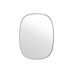 Muuto - Framed Mirror petit, gris / verre clair