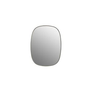 Muuto - Framed Mirror petit, taupe / verre clair