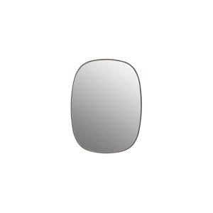 Muuto - Framed Mirror petit, taupe / verre clair