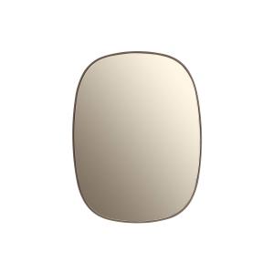 Muuto - Framed Mirror petit, taupe / verre taupe