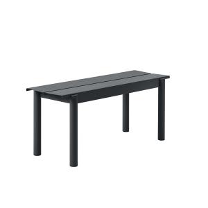 Muuto - Linear Steel Banc 110 cm, noir