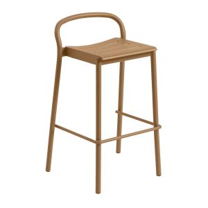 Muuto - Linear Steel Tabouret de bar Outdoor, SH 75 cm, bur…