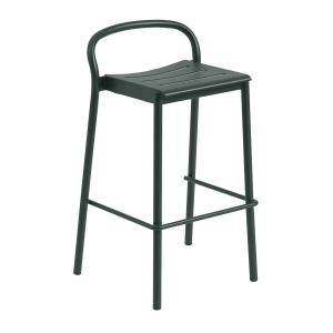 Muuto - Linear Steel Tabouret de bar Outdoor, SH 75 cm, ver…
