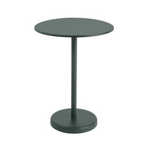 Muuto - Linear Steel Table de bistrot Outdoor, Ø 70 x H 95…
