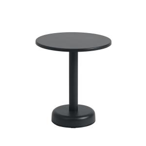Muuto - Linear Steel Outdoor Table basse, Ø 42 x H 47 cm, n…