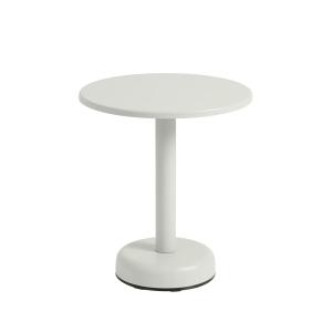 Muuto - Linear Steel Outdoor Table basse, Ø 42 x H 47 cm, g…