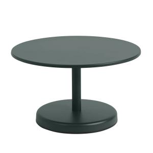 Muuto - Linear Steel Outdoor Table basse, Ø 70 x H 40 cm, v…