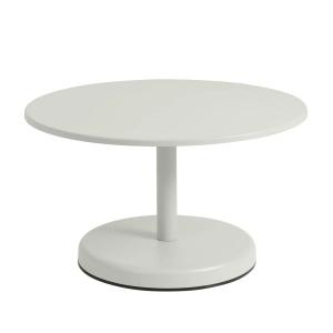 Muuto - Linear Steel Outdoor Table basse, Ø 70 x H 40 cm, g…