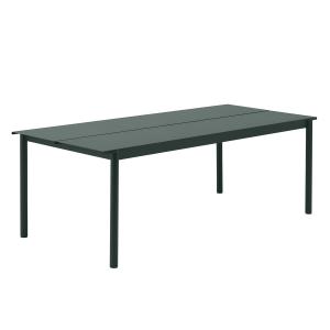 Muuto - Linear Steel Outdoor Table de jardin, 220 x 90 cm,…