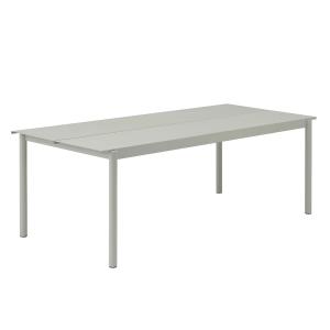 Muuto - Linear Steel Outdoor Table de jardin, 220 x 90 cm,…