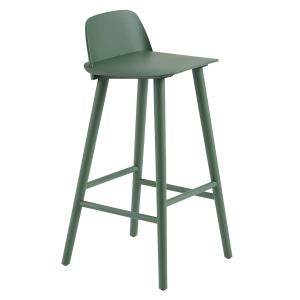 Muuto - Nerd tabouret de bar h 75 cm, vert