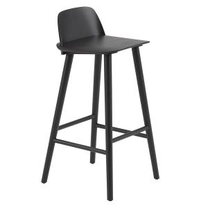 Muuto - Nerd tabouret de bar h 75 cm, noir