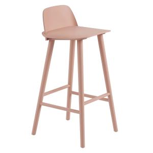 Muuto - Nerd tabouret de bar h 75 cm, tan rose