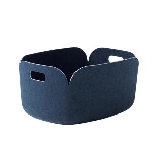 Muuto - Restore Panier de rangement 48 x 35 cm, midnight bl…