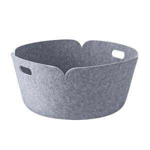 Muuto - Restore Panier de rangement rond, gris