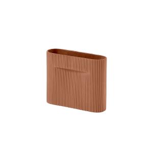 Muuto - Ridge Vase, h 16,5 cm, terre cuite