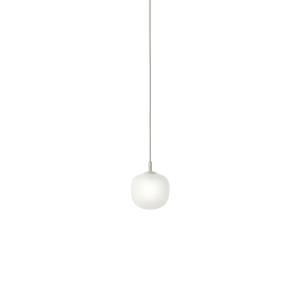 Muuto - Rime Lampe suspendue Ø 12 cm, opale / gris