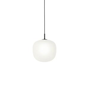 Muuto - Rime Lampe suspendue Ø 25 cm, opale / noir