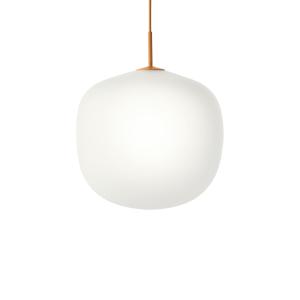 Muuto - Rime Lampe suspendue Ø 45 cm, opale / orange