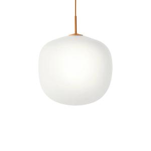 Muuto - Rime Lampe suspendue Ø 45 cm, opale / orange