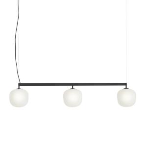 Muuto - Rime Rail Lampe à suspendre, Ø 18 cm, noir