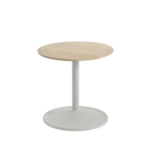 Muuto - Soft Table d'appoint, Ø 41 cm, H 40 cm, chêne huilé…