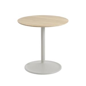 Muuto - Soft Table d'appoint, Ø 48 cm, H 48 cm, chêne huilé…