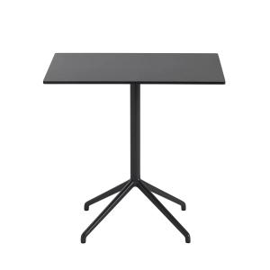 Muuto - Table de café fixe h 73 cm, 75 x 65 cm, noir
