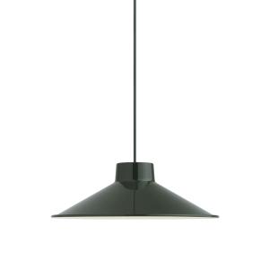 Muuto - Top Lampe LED suspendue, Ø 36 cm, vert foncé