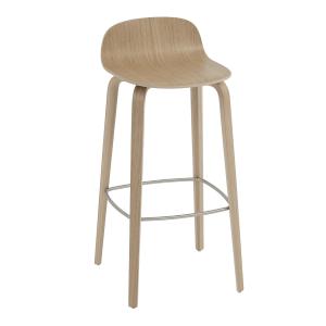 Muuto - Visu Tabouret de bar H 89 cm, chêne