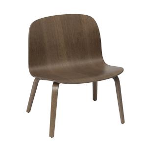 Muuto - Visu Lounge Chair , marron foncé