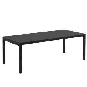 Muuto - Workshop Table de salle à manger, 200 x 92 cm, noir
