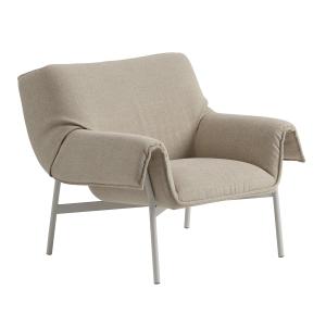 Muuto - Wrap Fauteuil Lounge, gris / beige Ecriture 240