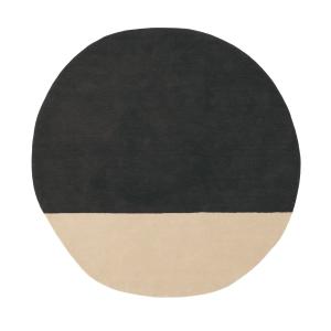 nanimarquina - Tapis en laine Pearl, 200 x 197 cm, noir