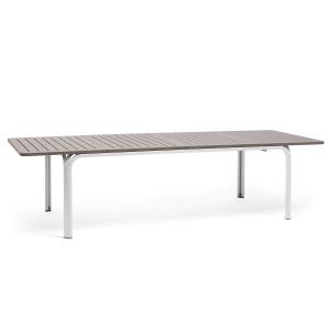 Nardi - Alloro 210 Table à rallonge, tortora / bianco