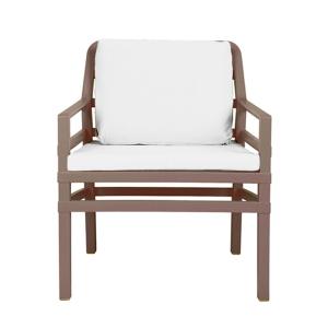 NARDI - Aria Poltrona Fauteuil, tortora / blanc