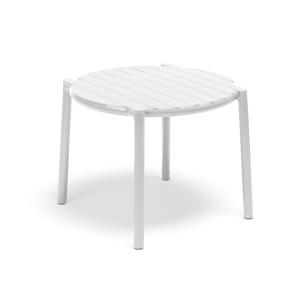 NARDI - Doga Table d'appoint, Ø 50 cm, blanc
