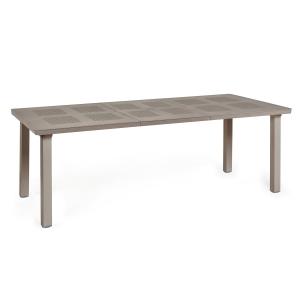 NARDI - Levante Table à rallonge, 160 / 220 cm, tortora