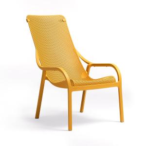 NARDI - Net Outdoor Chaise lounge, senape