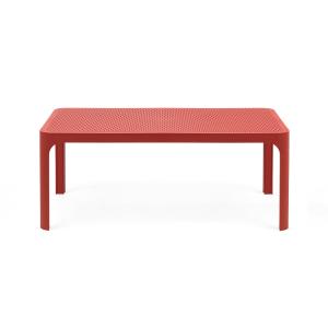 NARDI - Net Table 100, 100 cm x 60 cm, corail