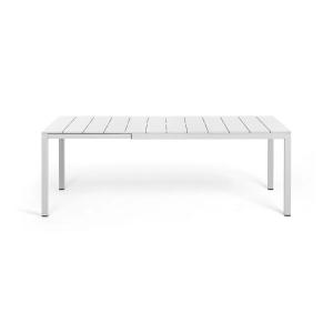 Nardi - Rio Alu Table à rallonge 140, blanc