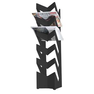 Radius Design - Porte-revues au sol « news », noir